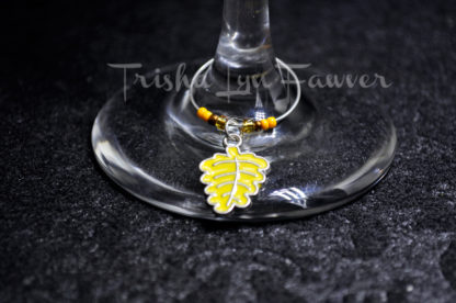 Autumn Leaves Wine Charms (#1)