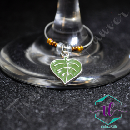 Autumn Leaves Wine Charms (#3)