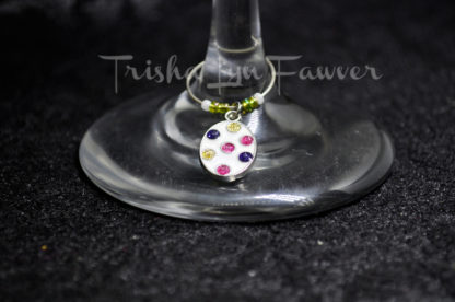 Easter Egg Wine Charms (#3)