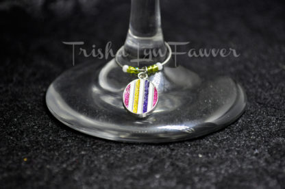 Easter Egg Wine Charms (#3)