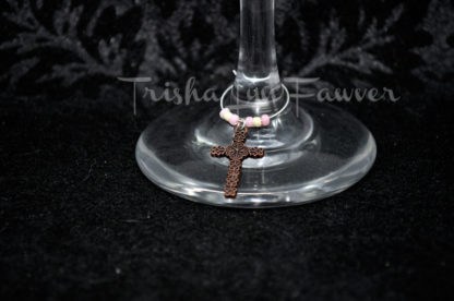 Easter Crosses Wine Charms
