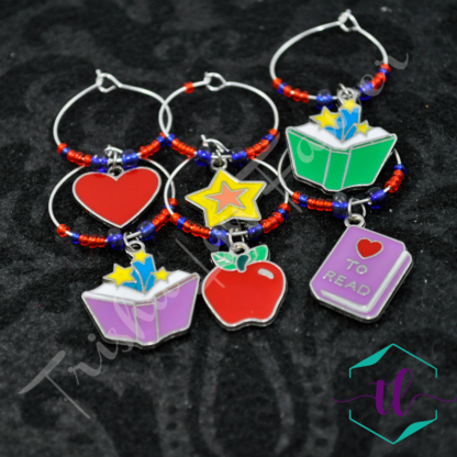 Education & Books Wine Charms (1)