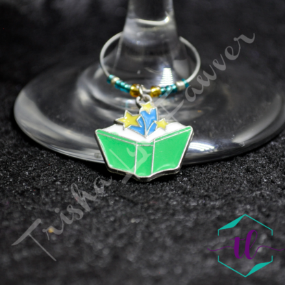 Education & Books Wine Charms (2)