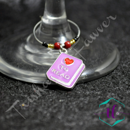 Education & Books Wine Charms (3)