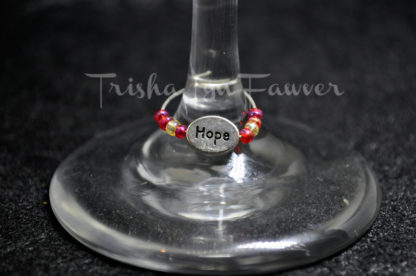 Hope/Wish/Create/Believe Wine Charms