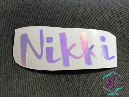 Personalized Name Vinyl Decals