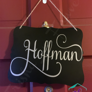 Personalized Home Decor Sign