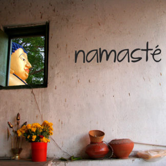 Namaste Indoor Vinyl Decal