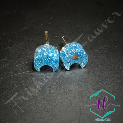 Resin Moon & Star Earrings