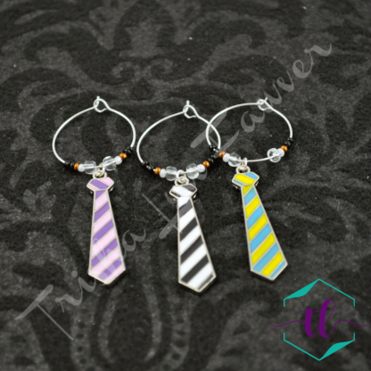 Neckties Drink Charms #1