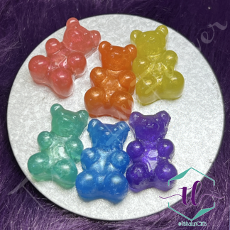 Rainbow Gummy Bear Magnet Set